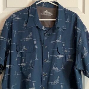 Croft & Barrow Blue Quick Dry Shirt